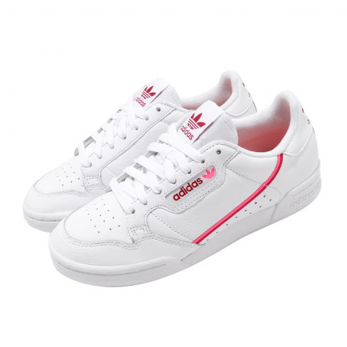adidas continental 80 white scarlet flash red