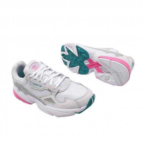 adidas falcon silver pink