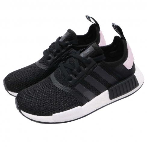 nmd r1 grey three cloud white core black