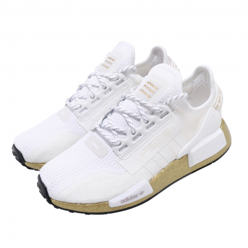 nmd r1 cloud white core black gold metallic