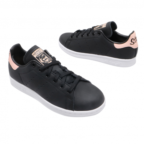 stan smith black and pink