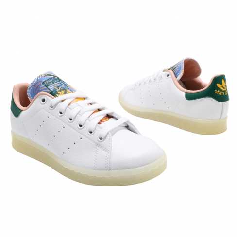 stan smith white collegiate green