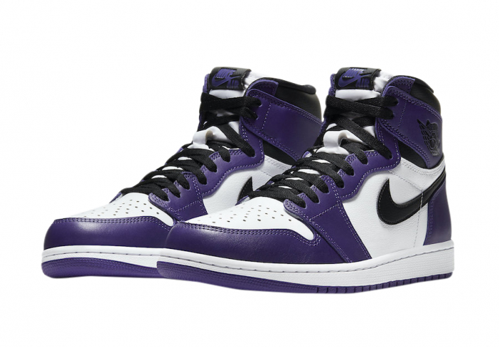 Air Jordan 1 High OG White Court Purple