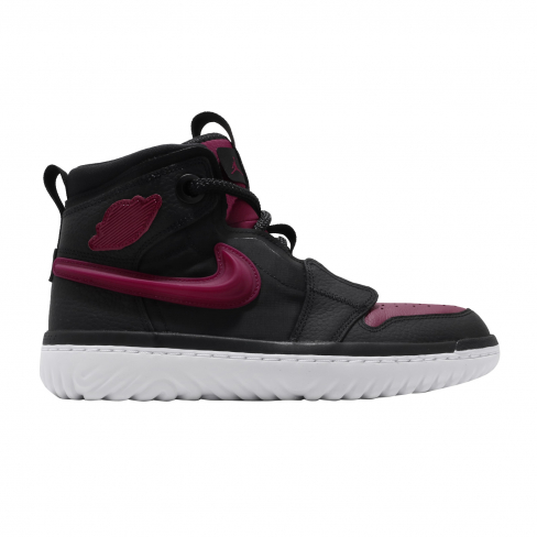 jordan 1 high react black noble red