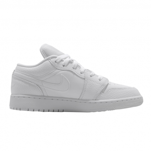 air jordan 1 low gs triple white