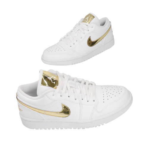 Air Jordan 1 Low Wmns Se White Metallic Gold Kicksonfire Com