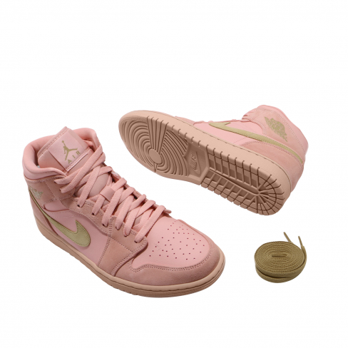 air jordan 1 mid se coral stardust