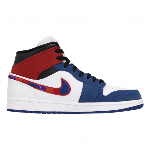 jordan 1 white red and blue