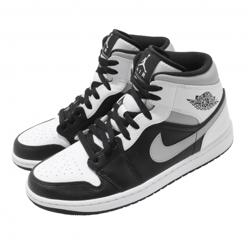 jordan 1 mid white grey shadow