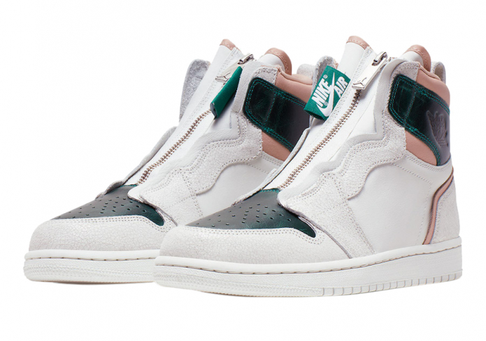 jordan wmns air jordan 1 high full zip