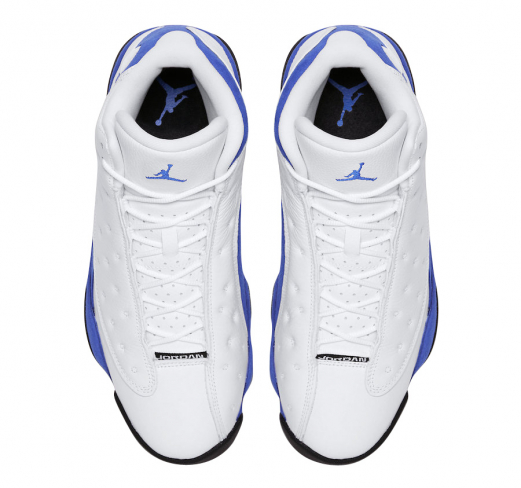 white hyper royal jordan 13