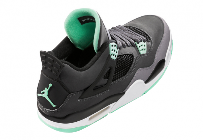 green glow jordan 4