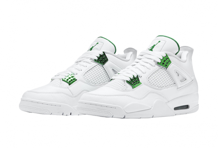 metallic green jordan 4 release date