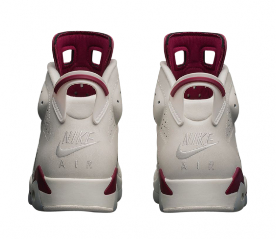 maroon jordan 6