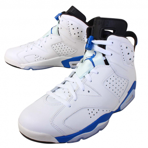 blue and white 6s