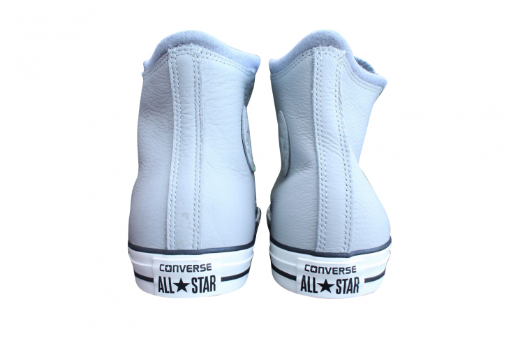 leather grey converse