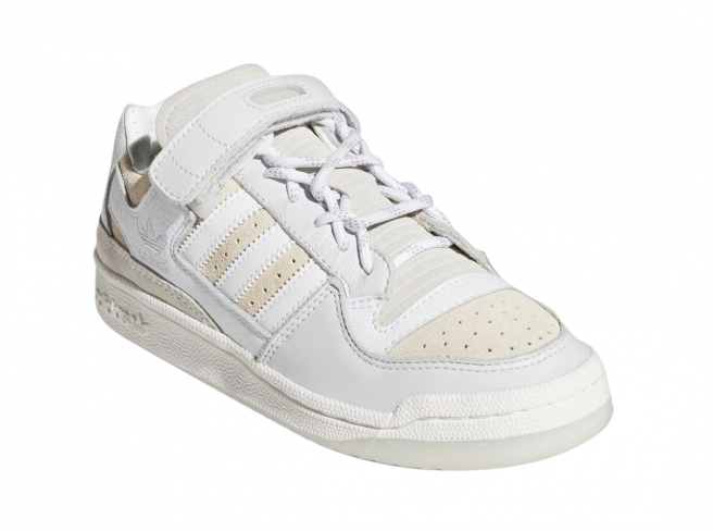 adidas forum low white shoes