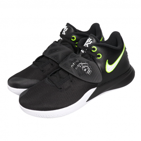 nike kyrie flytrap black white volt