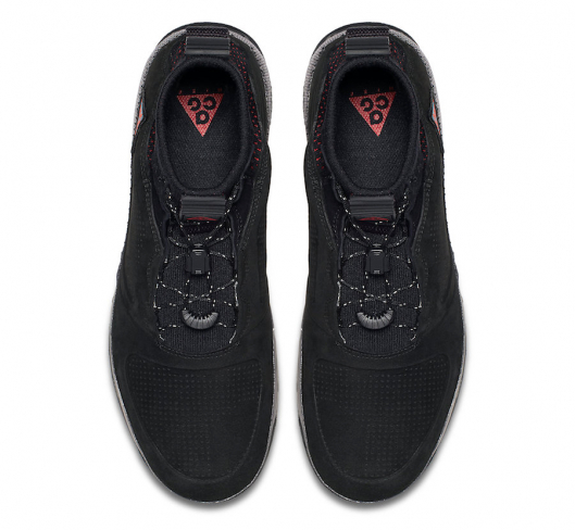nike acg ruckel ridge black habanero red