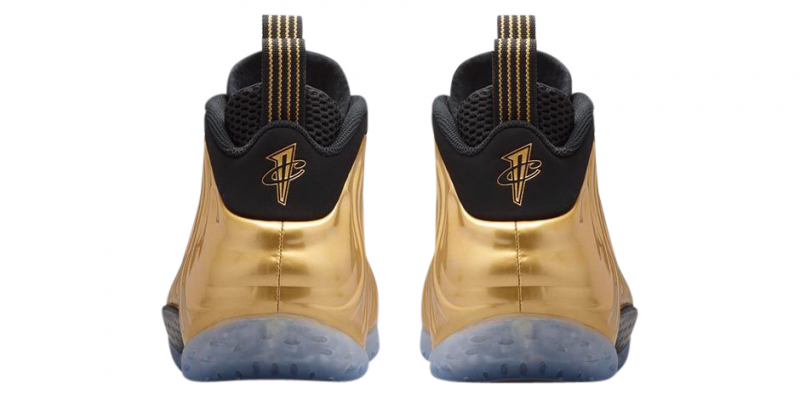 nike air foamposite one metallic gold