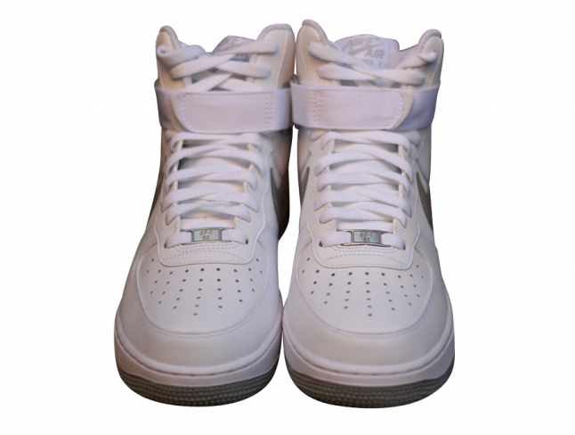 nike air force 1 high reflective silver