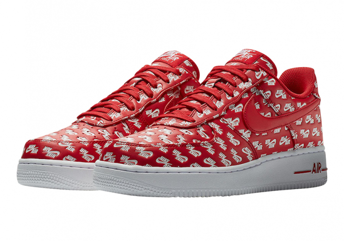 air force 1 red laces