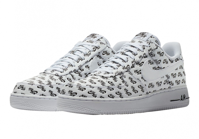 air force 1 logo white