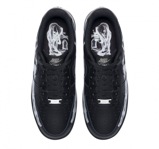 nike air force 1 low black skeleton