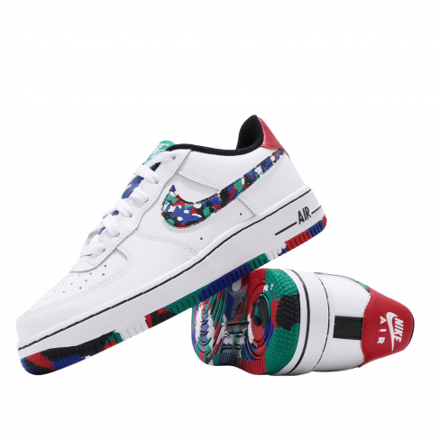air force 1 low crayon white multi