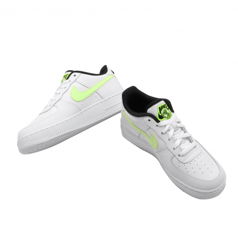 nike air force one white barely volt