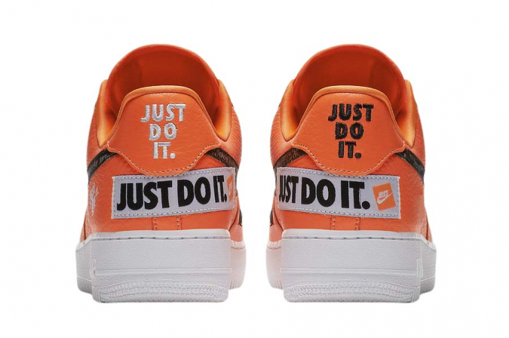 just do it nike air force 1 low orange