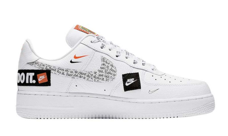 nike air force 1 just do it white