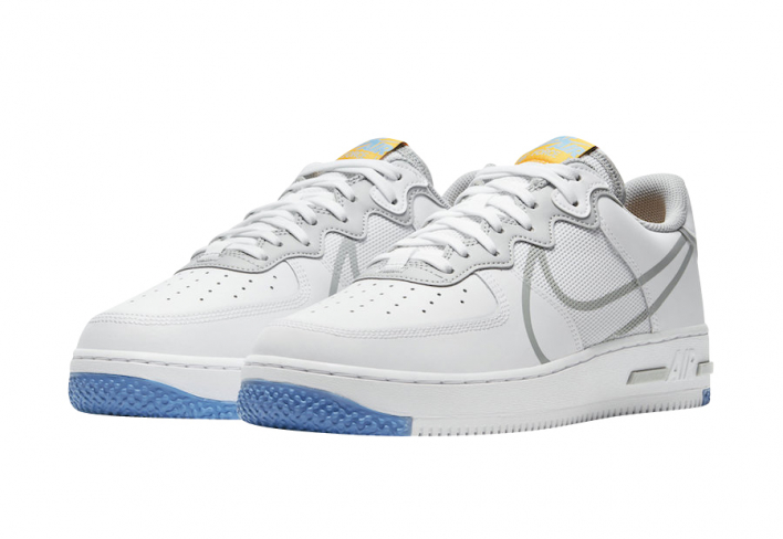 air force 1 react white light