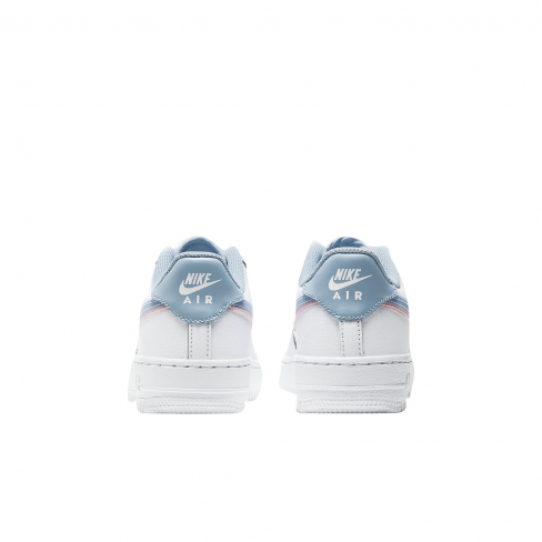 nike air force 1 lv8 gs double swoosh white light armory blue