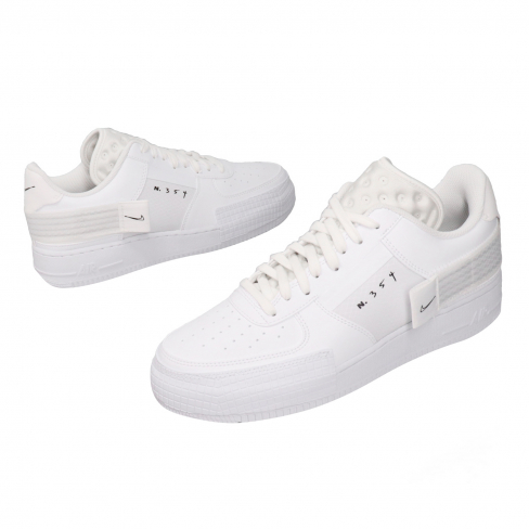 nike air force one type white