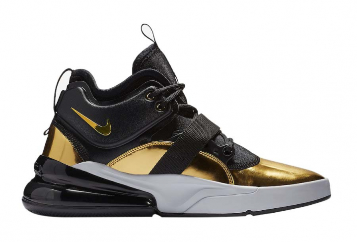 nike air force 270 gold standard
