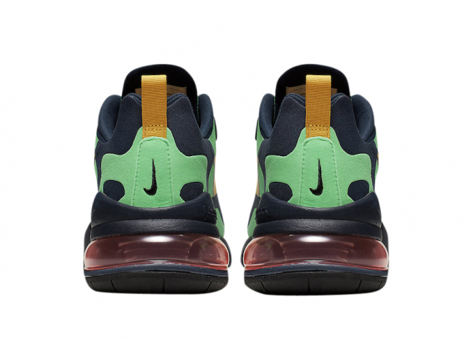 green nike 270 react