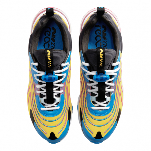 nike air 27 blue and yellow