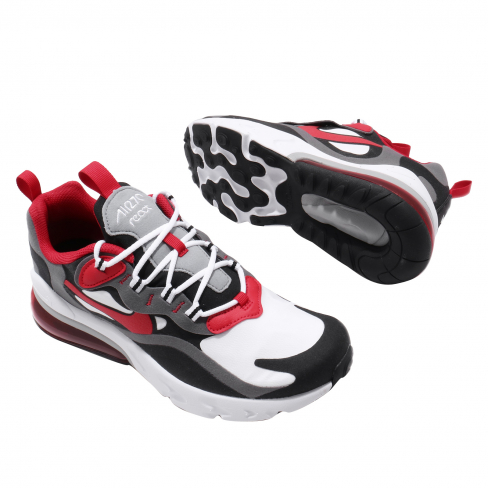 Nike Air Max 270 React Gs Iron Grey University Red Kicksonfire Com Nike Air Max 270 React Gs Iron Grey University Red Kicksonfire Com