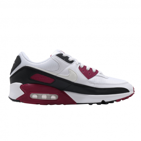 Nike Air Max 90 White New Maroon - KicksOnFire.com