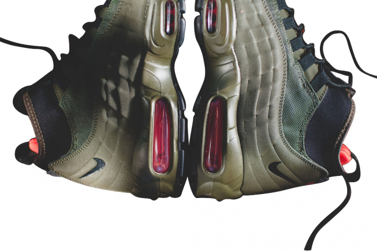 nike air max 95 sneakerboot dark loden