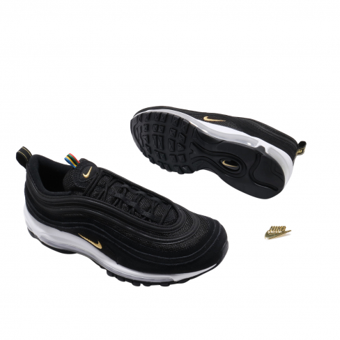 air max 97 black metallic gold white