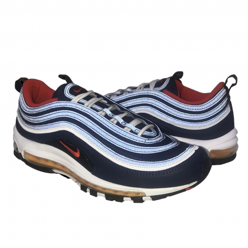 navy and red air max 97