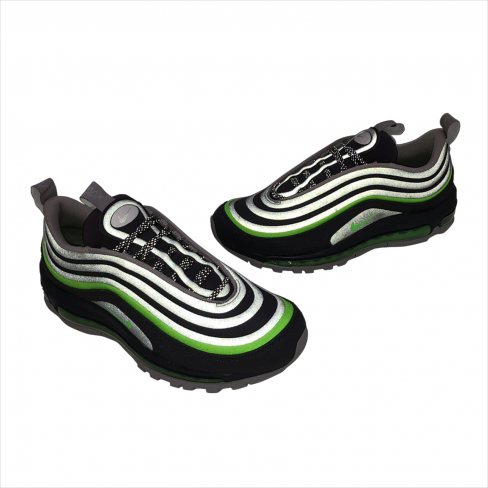 nike air max 97 utility grey electric green