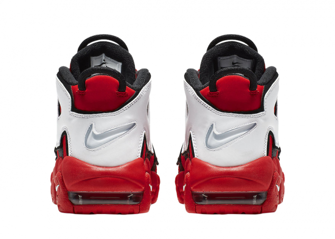 nike air more uptempo gs red black