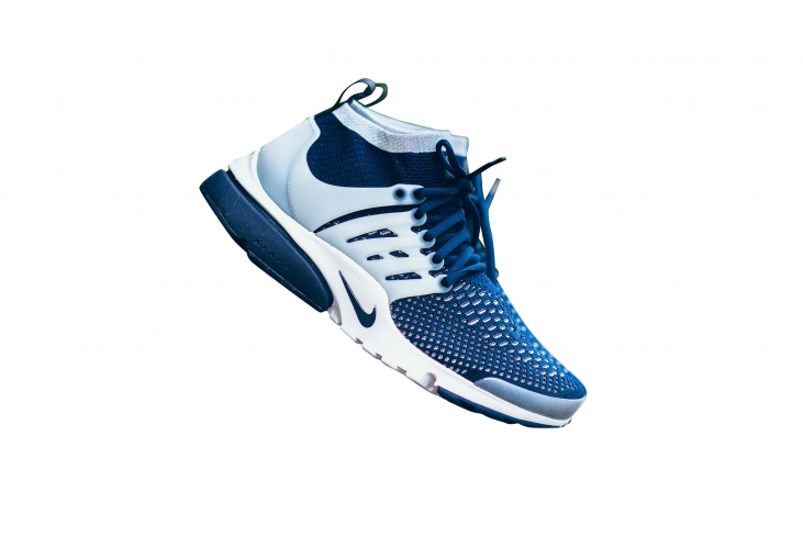 nike presto ultraflyknit blue training shoes