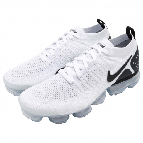 nike air vapormax flyknit 2 white and black