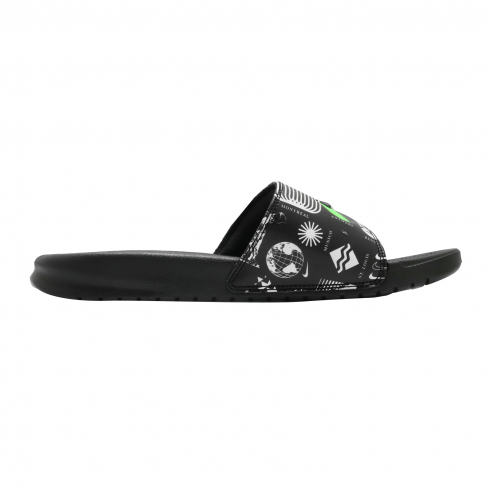 nike benassi jdi print black