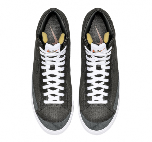 nike blazer mid 77 vintage black canvas