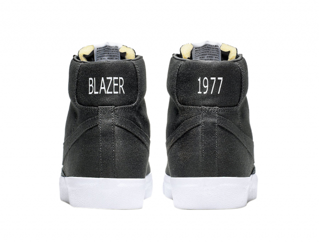 nike blazer mid 77 vintage black canvas